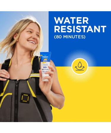 Coppertone Sport Face Sunscreen Lotion SPF 60+ | Water Resistant Broad Spectrum 2.5 Fl Oz - Buy Internationally - Buy Online on GoSupps.com