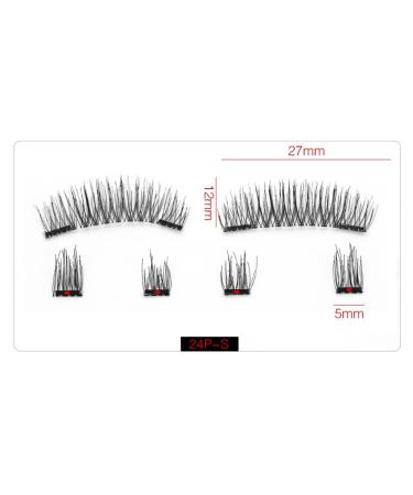 6 Pack Magnetic Eyelashes - 3D Natural Handmade False Lashes with Applicator Tweezers | International Shipping - Buy Online on GoSupps.com