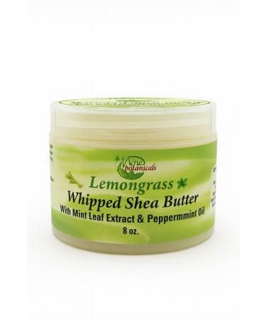 Mine Botanicals Lemongrass Whipped Shea Butter 8 oz