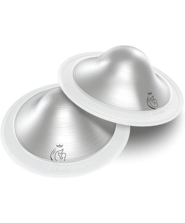 The Original Silver Nursing Cups Boboduck 999 Silver Nipple Covers for Breastfeeding 999 Grade Layered Tri-Laminate Nipple Shields for Nursing Newborn Regular Silver Nipple Shield (Small) - Buy Online on GoSupps.com