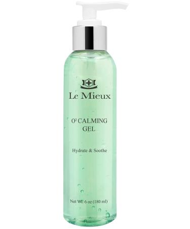 Le Mieux O2 Calming Gel - Conductive Facial Gel with Aloe - Soothe Mild Visible Irritation & Redness - Hydrating Hyaluronic Acid Gel for Microcurrent Devices - No Parabens or Sulfates (6 oz / 180 ml)