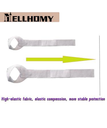 NELLHOMY Sport Ankle Brace for Men/Women(2 Pack) Adjustable Ankle Support Ankle Support for Plantar Fasciitis Relief Ankle Brace/Wrap for Sprained Ankle Achilles Tendon Recovery Sports(White XL) X-Large White - Buy Online on GoSupps.com