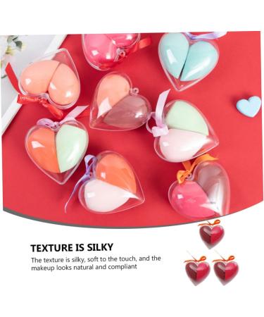 Housoutil 3 Boxes Heart-shaped Makeup Sponge Exfoliating Sponge Face Cosmetic Tool Cosmetic Puff Brush Make up Sponges for Face Powder Hydrophilic Polyurethane Travel Girl Eyeliner - Buy Online on GoSupps.com
