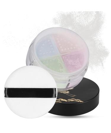 Long-Lasting Loose Powder Foundation | Oil Control Makeup Setting Powder | Smooth Complexion & Skin Tone Enhancer - Transparent Matt 01 (Mousse Light Color) - Buy Online on GoSupps.com