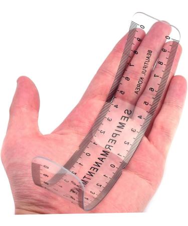 Healeved 4 Pcs Eyebrow Shaper Ruler Pen Brow Mapping Tool Eyebrow Shaping Tool Reusable Eyebrow Ruler Measure mediumx4pcs Blackx4pcs - Buy Online on GoSupps.com