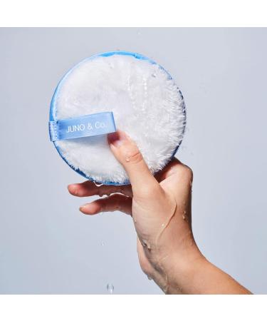 JUNO & Co. Reusable Makeup Remover Pad - Washable Face Cleansing Pad | Eco-Friendly Beauty Tool - Buy Online on GoSupps.com