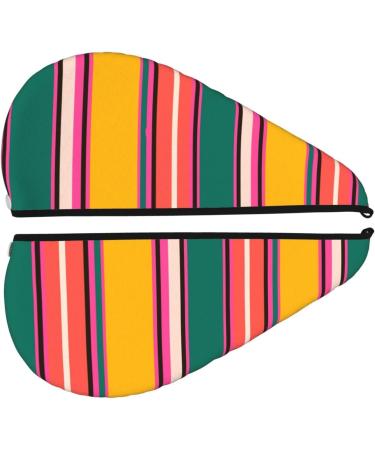 Hair Towel Wrap - Quick Drying Hair Turban with Button | Vertical Stripes | Perfect for Fast Hair Drying - Buy Online on GoSupps.com