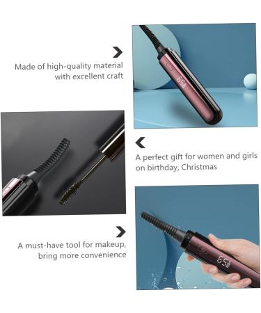 Mikinona 1 Set Eyelash Curler Electric Lash Curler Electric Tool Hand Brush Soft Bristles Make up Kit Mini USB Heated Lash Curler Shampoo+Shield Eyelash Holder Electric Eyelash Tool Abs - Buy Online on GoSupps.com