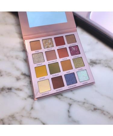 Professional Beauty Cosmetics - 16 Colors Waterproof Silky Powder Eyeshadow Palette for Stunning Makeup Looks - International Shipping Available - Buy Online on GoSupps.com