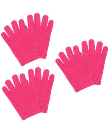 Beavorty 3 Pairs Night Moisturizing Gloves Sleeping Gloves Cotton Gloves for Dry Hands Enhancing Cracked Hands Repair Cream Womens glives Cotton Gloves for Sleeping Miss Cosmetic Spa
