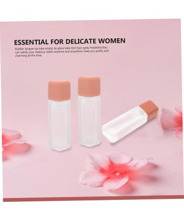  FELTECHELECTR Pack of 5 Refillable Lip Gloss Tubes 6 ml Matte Finish Orange - Buy Online on GoSupps.com