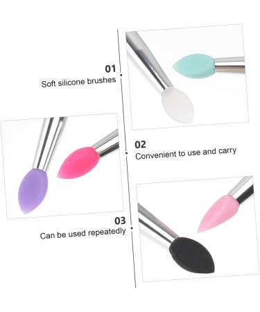 Housoutil 6pcs Eye Shadow Brush Eyeshadow Silicone Makeup Brush Eye Shadow Application Tool Makeup Tools - Buy Online on GoSupps.com
