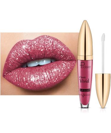  Mzshne Extreme shine crystal lip gloss. Vegan and cruelty-free formula. Popular beauty makeup lipstick. - Buy Online on GoSupps.com