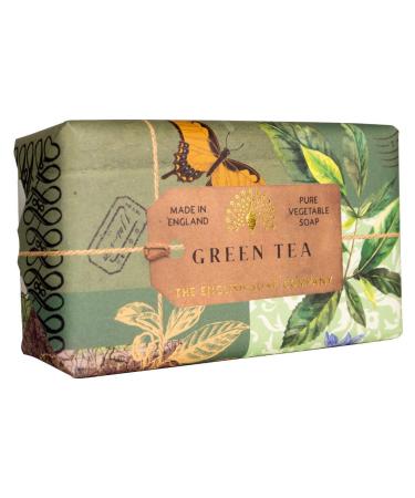 The English Soap Company  Green Tea Soap Bar  Anniversary Collection 200g Green Tea 1 Count (Pack of 1)
