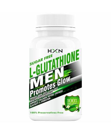 RV Glutathione Tablets 1000mg With L-Glutathione Vitamin C E Hyaluronic Biotin Collagen Builder Supplement To Support Healthy Youthful Glow & Skin Whitening For Men-60 (No Capsule Pack 1)