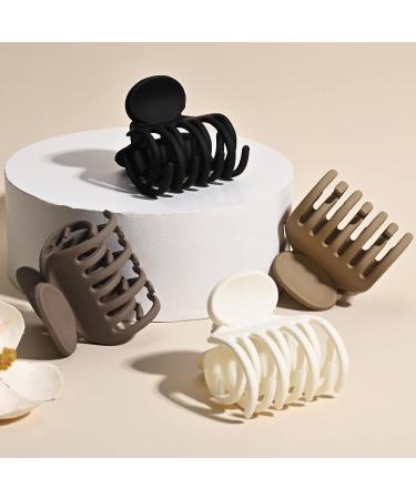Hair Clips for Women and Girls Double Row 1.6" Small Hair Clips Small Claw Clips for Thin Medium Fine Hair - Nonslip Jaw Clips (Warm Color) 8 - Buy Online on GoSupps.com