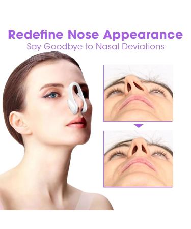 Nosanova Nose Sculpting Device - Nose Shaper & Lift Clip | Silicone Nose Bridge Straightener & Slimmer (2pcs) for Beautiful Contours - Buy Online on GoSupps.com