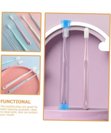 Partykindom 4-Piece Disposable Toothbrush Set for Adults - Practical Hotel & Gum Care Accessories for Pregnant Women - Buy Online on GoSupps.com