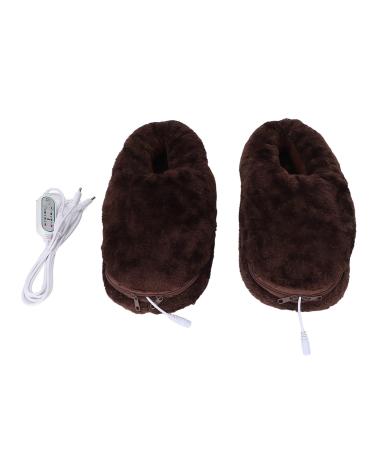 Electrical foot warmer heated cozy slipper for feet USB foot warmers heated unisex house shoes with removable washable soft inside for the winter home office