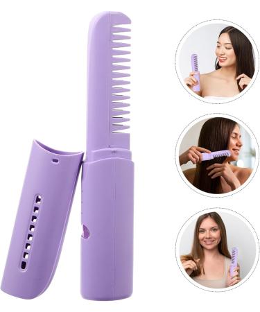 FOMIYES Portable USB Heated Hair Straightener Comb - Cordless Travel Brush for Effortless Styling - Buy Online on GoSupps.com