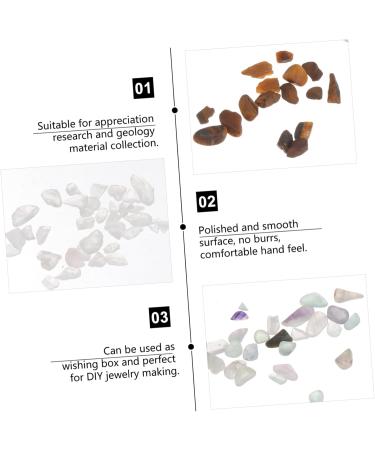 Hemoton 9pcs Tumble Chips Quartz Gem Chip Tumble Stones Mixed Gemstone Bottles Wishing Bottle Gem Bottle Ore As Shown 9PCS - Buy Online on GoSupps.com