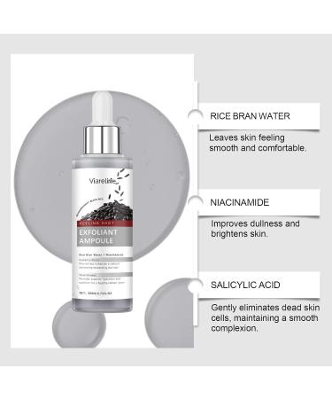 Viareline Black Rice Serum Facial Skin Softening Cleansing Moisturizing Moisturizing Gentle Care Serum - Buy Online on GoSupps.com
