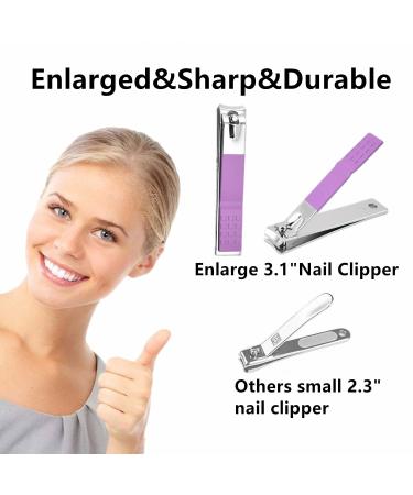 8Pcs Manicure Kit for Women with Nail Clippers and Travel Case - Perfect Gift for Girlfriend, Wife, Parents - Buy Online on GoSupps.com
