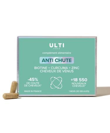 G lules Anti-chute Cheveux Complexe Naturel avec du curcuma biotine Saw Palmetto Curcuma et cheveux de v nus/Fabriqu en France
