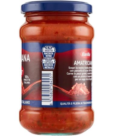  Italian Gourmet E.R. Barilla Amatriciana Pasta Sauces - Ready Tomato - Bacon Onion and Chilli Sauce - 400g + Italian Gourmet Polpa 400g - Buy Online on GoSupps.com