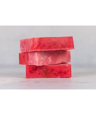 Corsica Strawberries & Cream Bath Soap Bar | Ideal for Dry & Sensitive Skin - Moisturizing Body & Face Cleanser - Buy Online on GoSupps.com