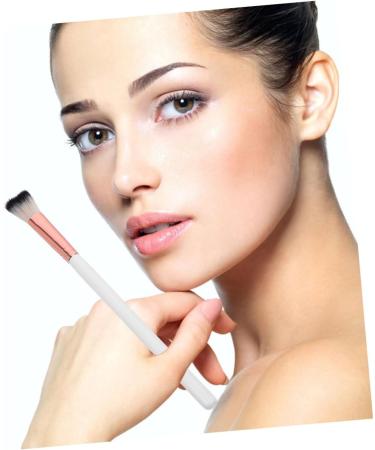 FOMIYES Fish Tail Brush Highlighter Blush Brush Makeup Brush for Nose Loose Powder Brush Makeup Tool White 18.50X1.00X1.00CM White - Buy Online on GoSupps.com