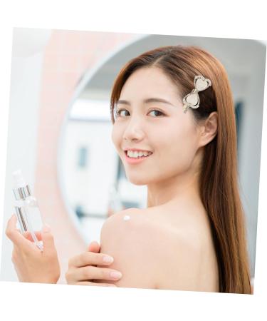 minkissy Hairpin Bling Hair Clip Minimalist Hair Clips Sparkling Hair Clip Glitter Heart Barrette Geometric Hair Pin Bowknot Hair Barrette Fashion White Rhinestones Miss Trinkets - Buy Online on GoSupps.com