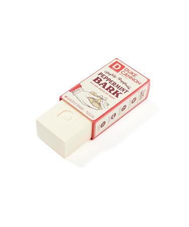 Duke Cannon Peppermint Bark Soap - 10oz Holiday Bar with Tactical Scrubber | U.S. Military-Grade Gift Soap | Highly-Regiftable International Shipping - Buy Online on GoSupps.com
