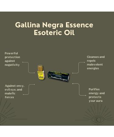 Gallina Negra Anointing Oil Intention Oil Protection Essence 5ml Against Evil Eye Witchcraft - Buy Online on GoSupps.com