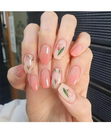 Decor Nail Design Tulip DIY Manicure 3D Holographic Flower Nail Stickers(5) Style05 - Buy Online on GoSupps.com