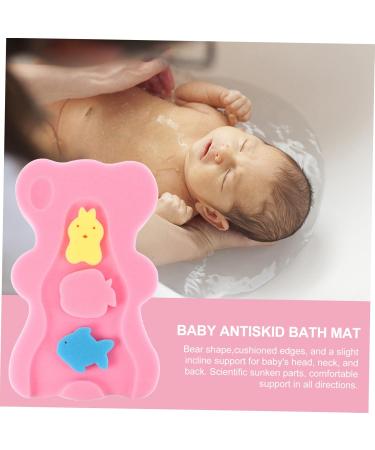 Didiseaon 1 Set Bath Sponge Pad Nonslip Bath Mat Mat Bath Sponge for Sponge Cushion Bath Pad Bath Sponges for Pink Body Wash Pp Newborn Take a Bath - Buy Online on GoSupps.com