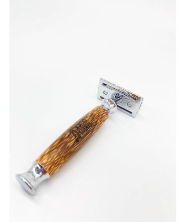 Eco-Friendly Bamboo Grip Razor for Sustainable Shaving | International Shipping Available - Buy Online on GoSupps.com