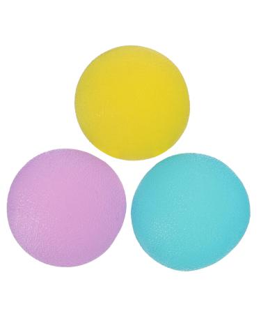Coolhiya toy 3 piece of grip ball toys egg-to-cause handmouse balls Handballs Squeezing balls-Quecetsch-exercise ball round squeeze exercise balls handleball high elasticity toys
