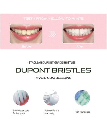NCRD Electric Toothbrush for Adults and Kids with Bursh Heads Modes Charging for Use Lithium Battery Power Rechargeable Toothbrushes Whitening Cleaning (Color : Pink) - Buy Online on GoSupps.com