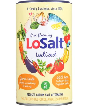 Losalt Salt Iodized, 12.35 oz 12.35 Ounce (Pack of 1)