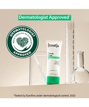 Coats Gentle Dual Exfoliant Cream Face Wash - Prevent Breakouts & Boost Radiance - Dermatologically Approved - 2.5 oz - International Shipping - Buy Online on GoSupps.com