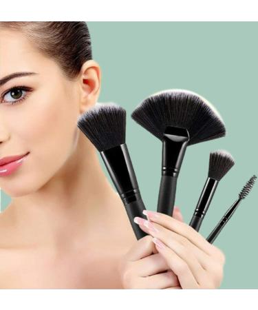 32-Piece Professional Makeup Brush Set - Advanced Synthetic Brushes for Foundation Blush & Eye Shadow - Travel Bag Included - Black - Buy Online on GoSupps.com