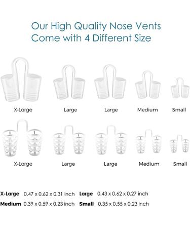 Silicone Snore Nose Clamp - Portable Solution in Different Sizes with Travel Storage Box - Buy Online on GoSupps.com