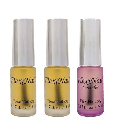 FlexiNail Fingernail Conditioner with FlexiNail Cuticle Conditioner
