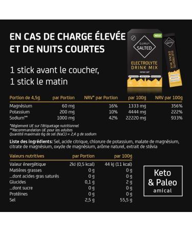 GoMo SALTED Hydration Aid | Electrolytes sans sucre | Am lioration de l'absorption de l'eau & hydratation rapide | 30 portions de poudre d' lectrolytes avec du sel des Alpes suisses | Go t de citron - Buy Online on GoSupps.com