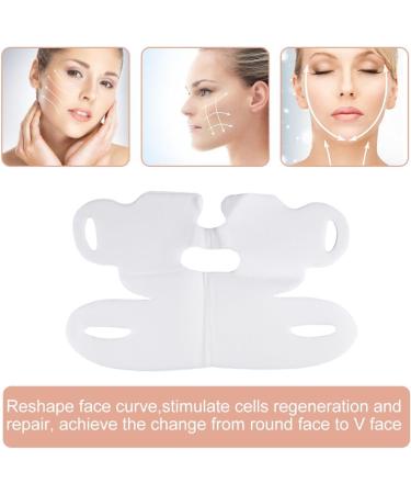 10 pieces Facial Slimming Lifting Chin Belt V-shaped thin Face Hydrotherapy Whitening Pull Mask for Neck and Chin Lift Anti-Aging Reduce Wrinkles Dark Spots and Fine Lines Reduce Double Chin - Buy Online on GoSupps.com