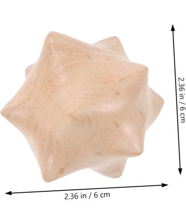 Decorative Wooden Handballs - Finger Trainer & Massage Balls | Mahogany Sensory Wooden Carvings | Improve Hand Strength & Relaxation - Buy Online on GoSupps.com