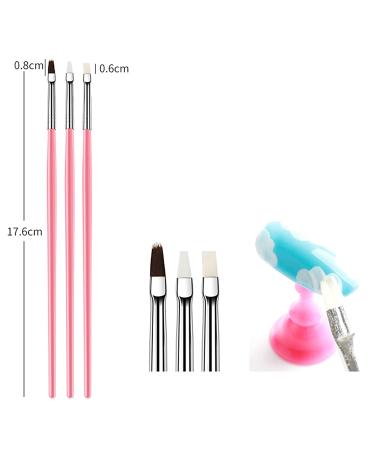 Buy Livecitys 15pcs Nail Art Brush Set - Professional DIY Manicure Tools for Salon & Home Use - Perfect for Acrylic Nail Design & Painting - Buy Online on GoSupps.com