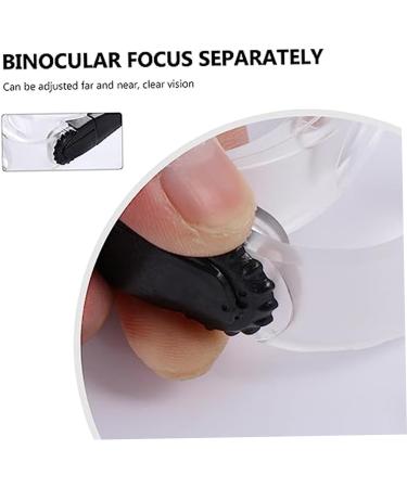 HoveeLuty Magnifying Glasses Adjustable 4X Magnifying Eyewear Anti-Glare Wearable Magnifier Glasses Greats for Myopia Seniors Watching TV for Low Vision Reading Fishing - Buy Online on GoSupps.com