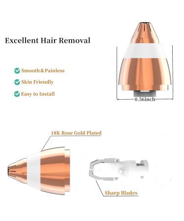 4 Painless Replacement Blades for Finishing Touch Flawless Eyebrow Hair Remover - As Seen On TV - Buy Online on GoSupps.com
